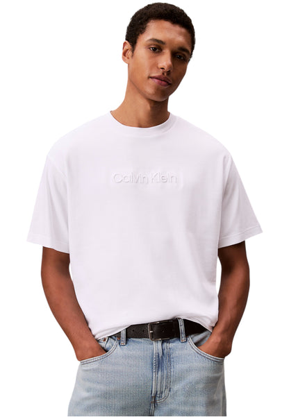 T-Shirt Manica Corta Uomo Calvin klein  Rel Fashion Logo LV04LC206G