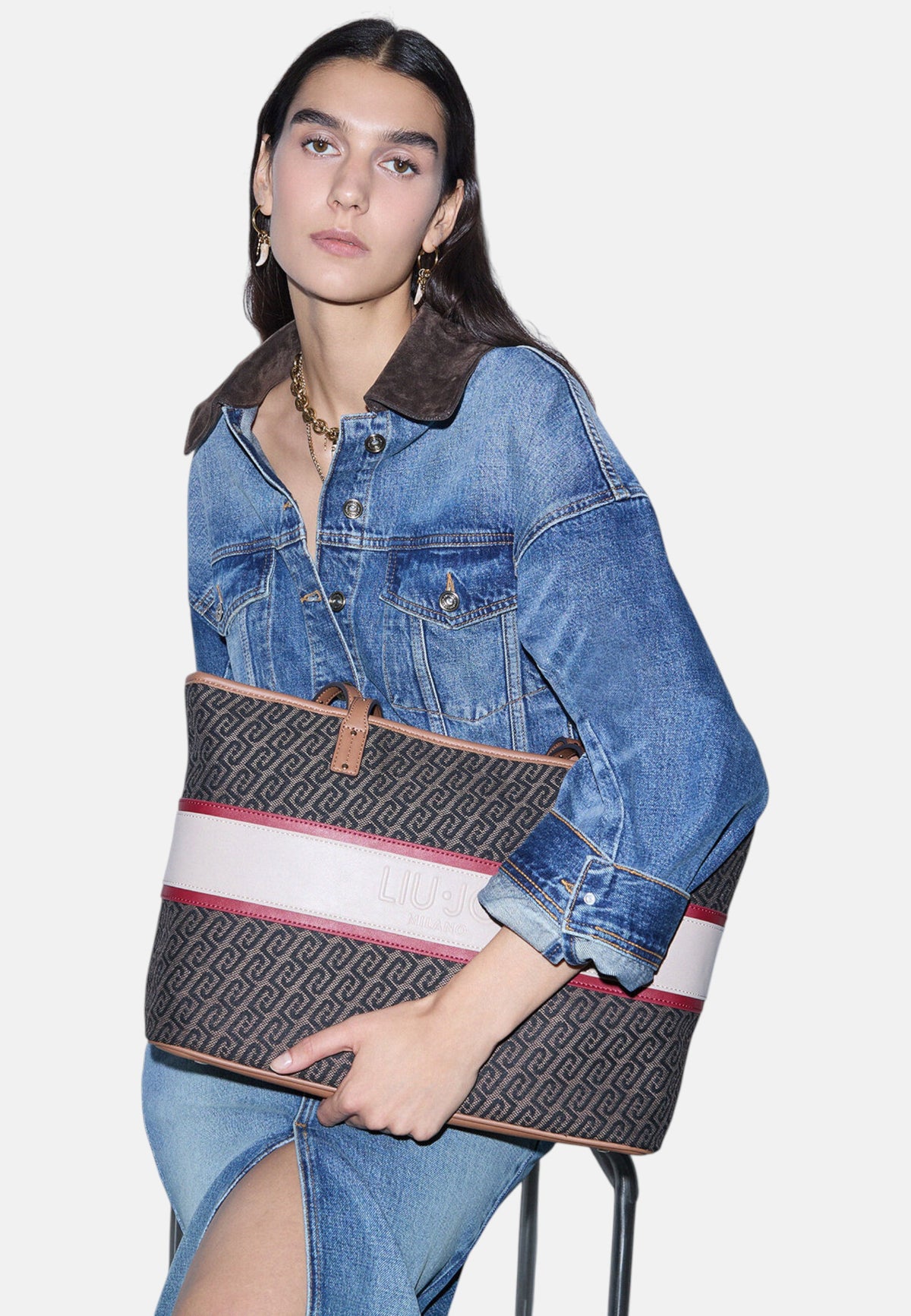 Borsa A Spalla Donna Liu Jo Tote Media  AF6059T378A