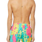 Costume da bagno Short Uomo Moschino Floreale Con Placca Moschino In Metallo  V 611623051
