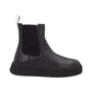Stivaletti Chelsea Donna Frau Pelle, Elastici laterali, Suola platform Regenesisaport A40J5