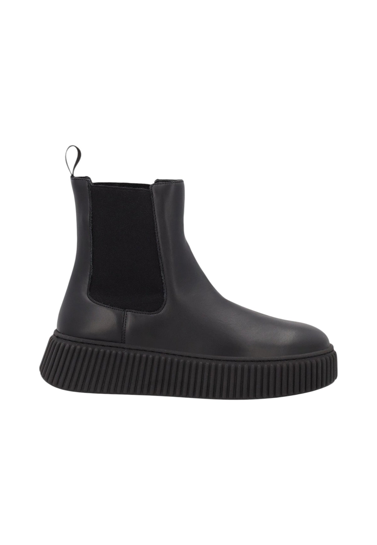 Stivaletti Chelsea Donna Frau Pelle, Elastici laterali, Suola platform Regenesisaport A40J5