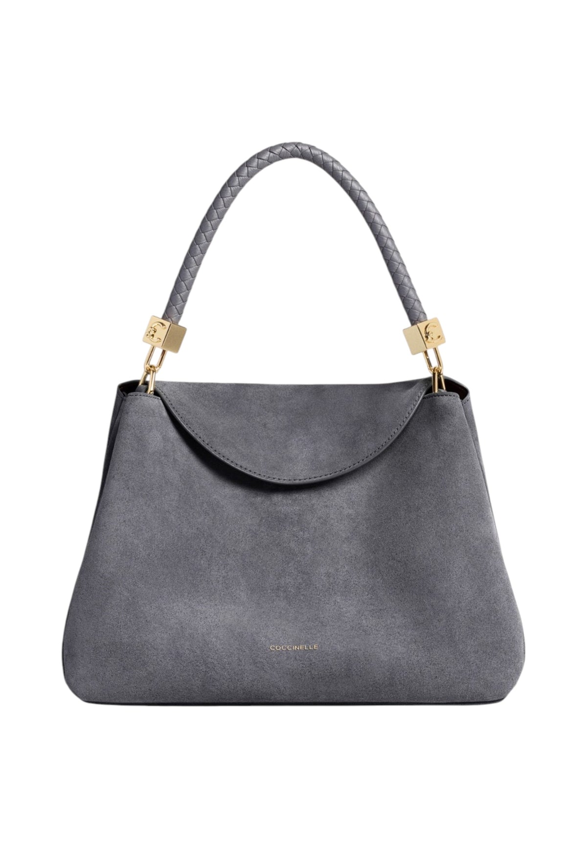 Borsa A Spalla Donna Coccinelle In camoscio, Pelle con grana, Bimateriale Tiggy Suede Bimaterial E1VCL180101