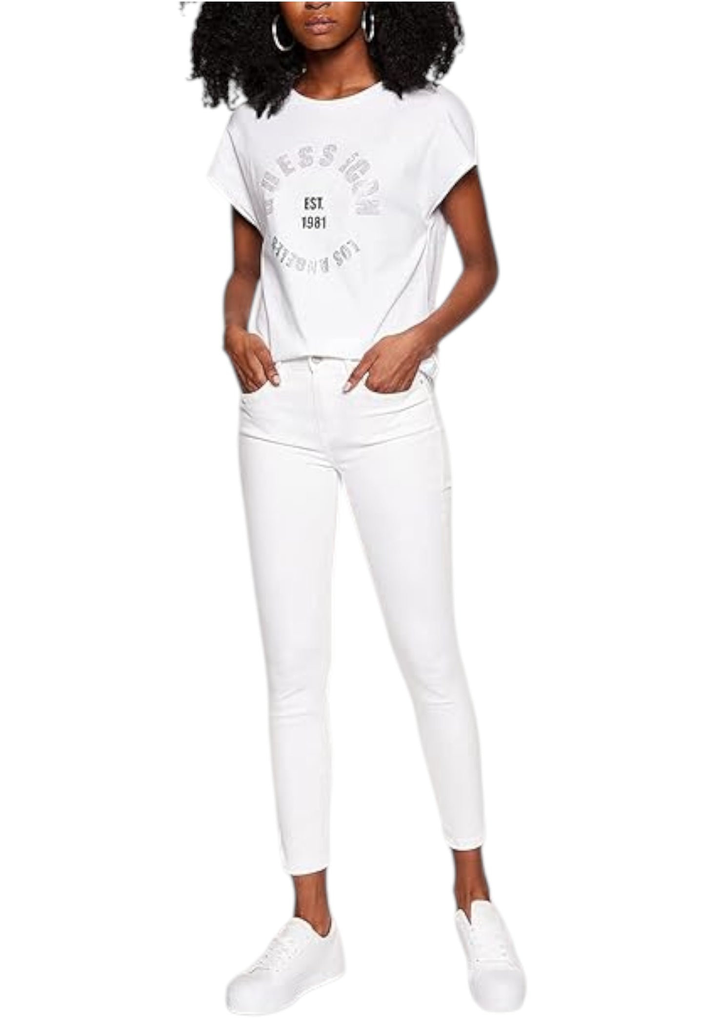 T-Shirt Manica Corta Donna Guess  Tonya W1GI0QI3Z11