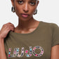 T-Shirt Manica Corta Donna Liu Jo Flower Eco Line VA6169JS003