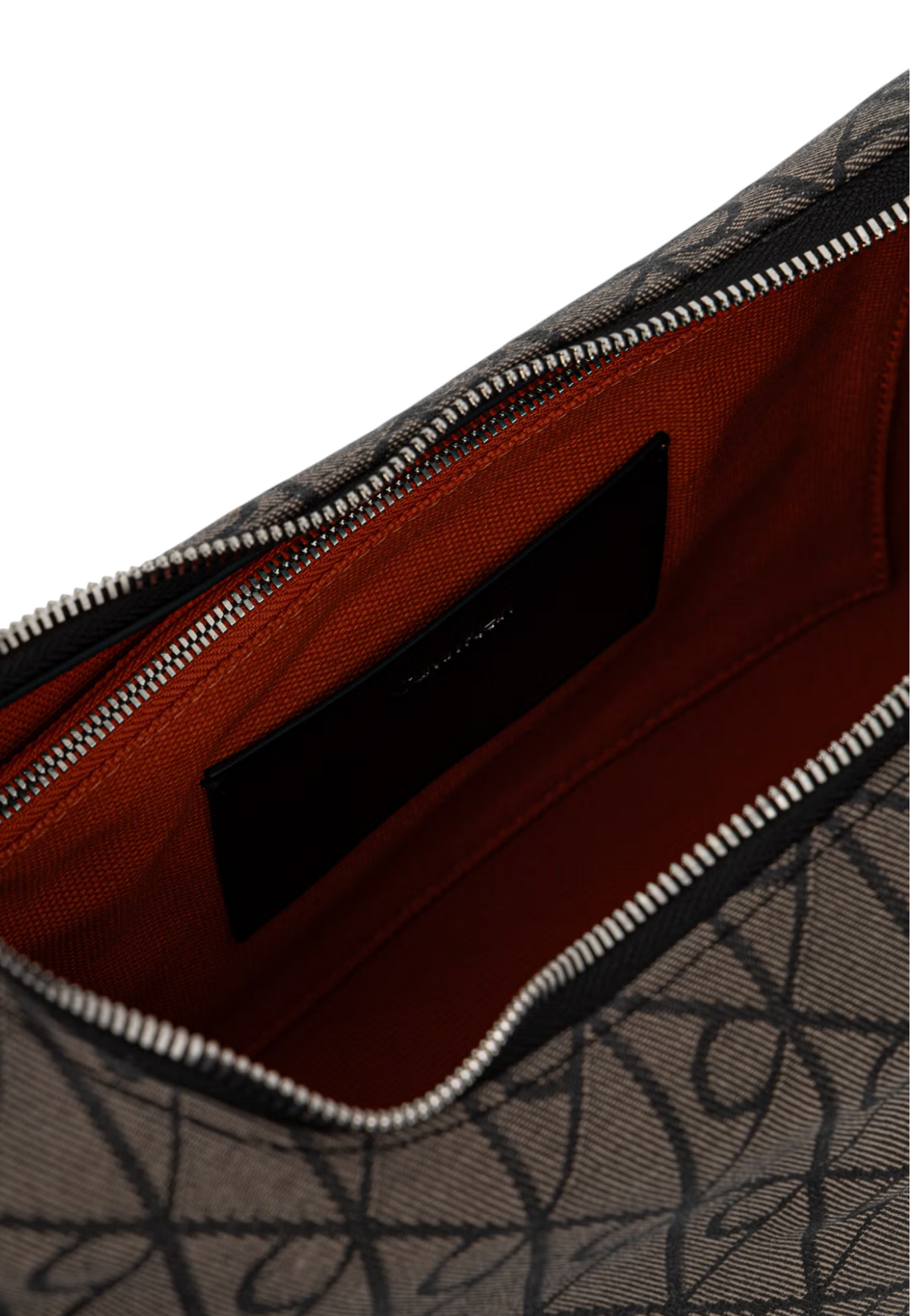 Borsa A Spalla Donna Calvin klein Jacquard Shoulder Bag Emblem LV04F3635G