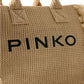 Borsa A Mano Donna Pinko In Rafia Beach Shopper 106673A39Y