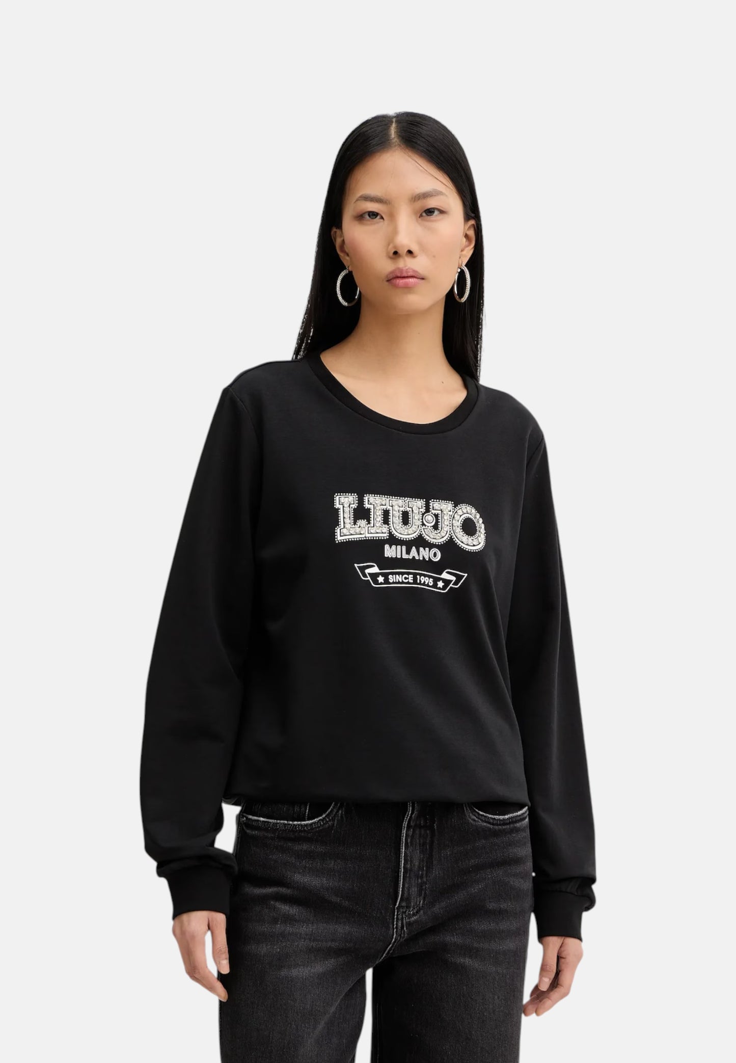 Felpa A Girocollo Donna Liu Jo LiuJo Linea Eco TA6073FS090