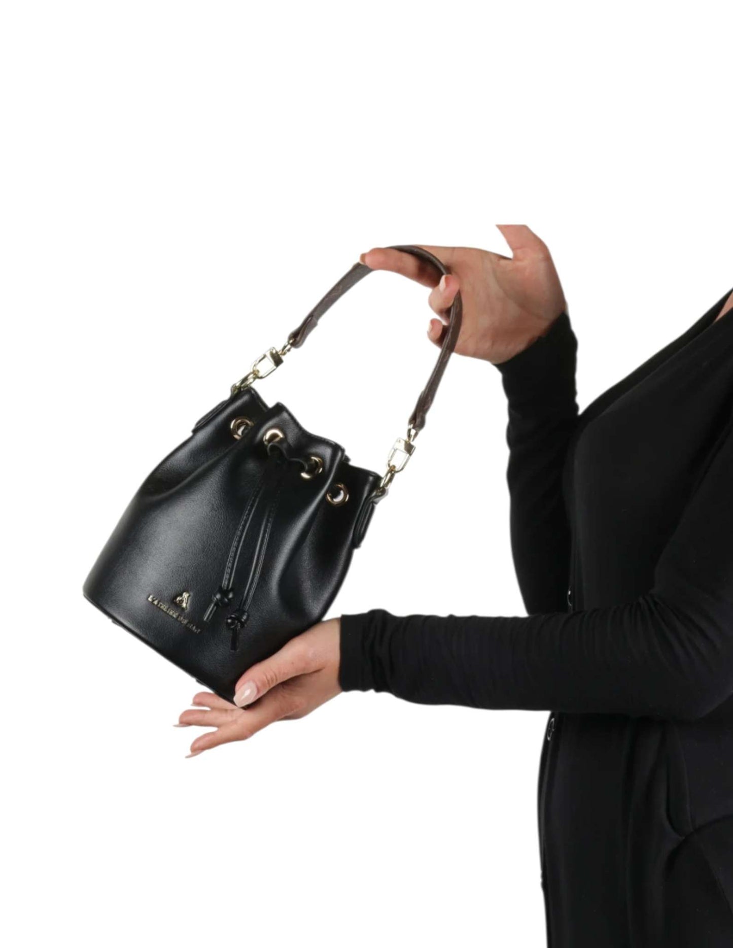 Borsa A Spalla Donna L'Atelier du Sac Bucket Bag My Milady Petite Edmond