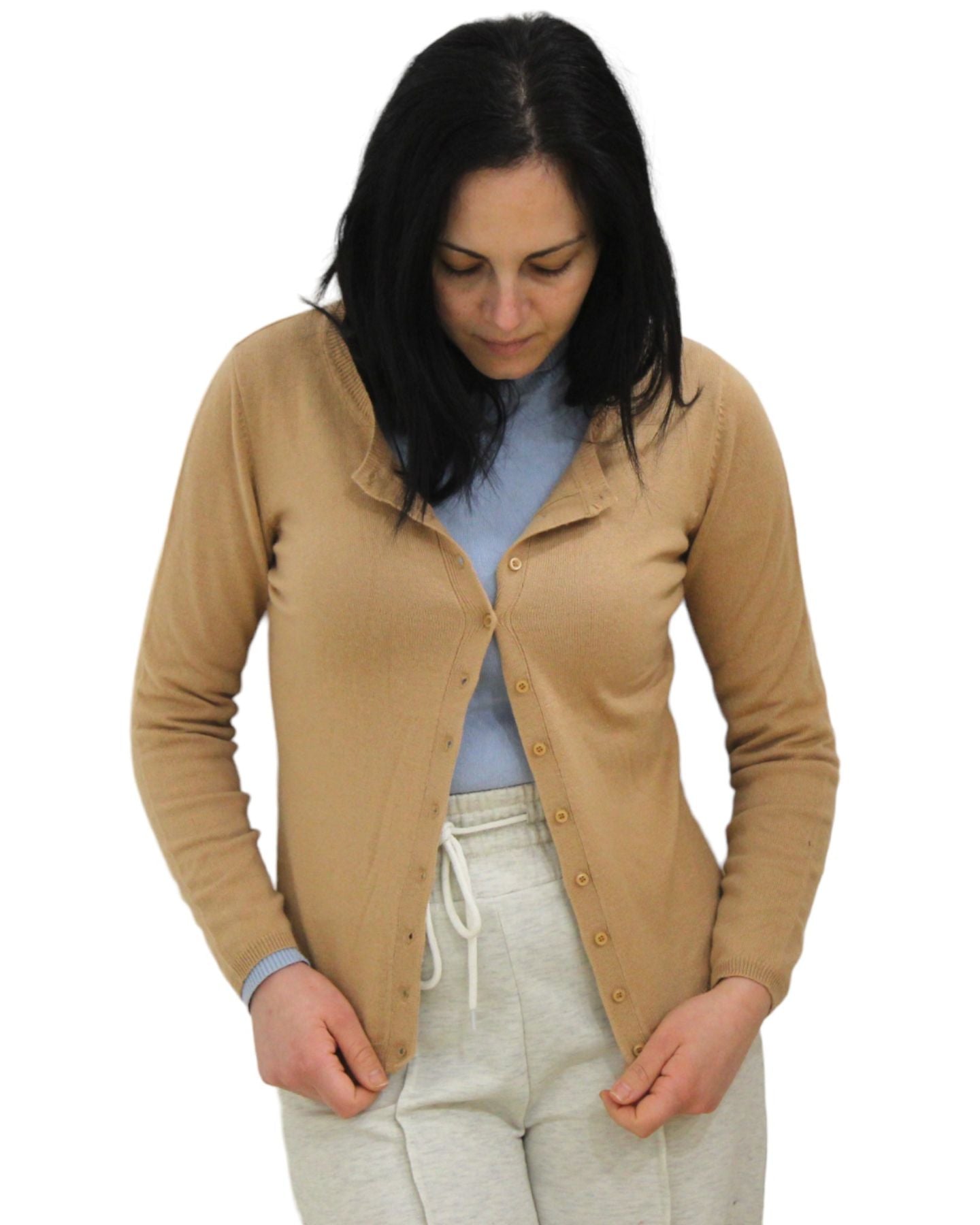 Cardigan  Donna White Wise   ESS144