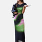 Vestito Lungo Donna Desigual Motivo grafico, Fit regular, In tulle, Manica corta Cracovia 26WWVK32