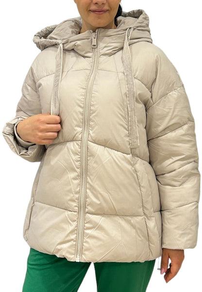 Piumino Corto Donna Guess Imbottito Con Cappuccio Letizia W3BL21WG0V0