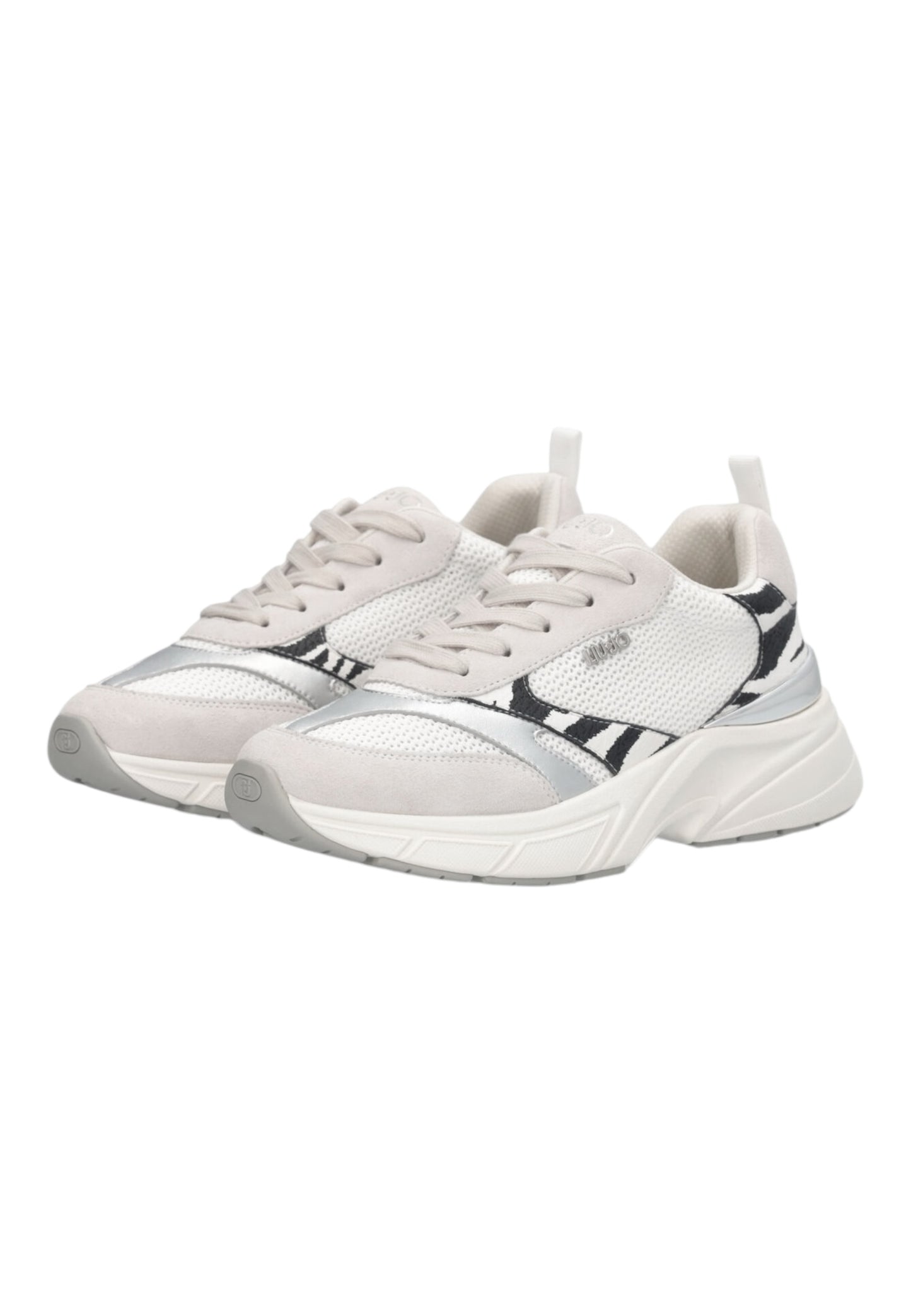 Sneakers Basse Donna Liu Jo In Stampato Leather/Mesh Lj01 09 BA6049PX884