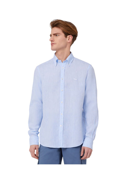 Camicia Manica lunga Uomo Harmont & Blaine In Lino  CRL014010883B