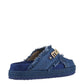 Sandali  Donna Mou  Criss-cross sandal denim