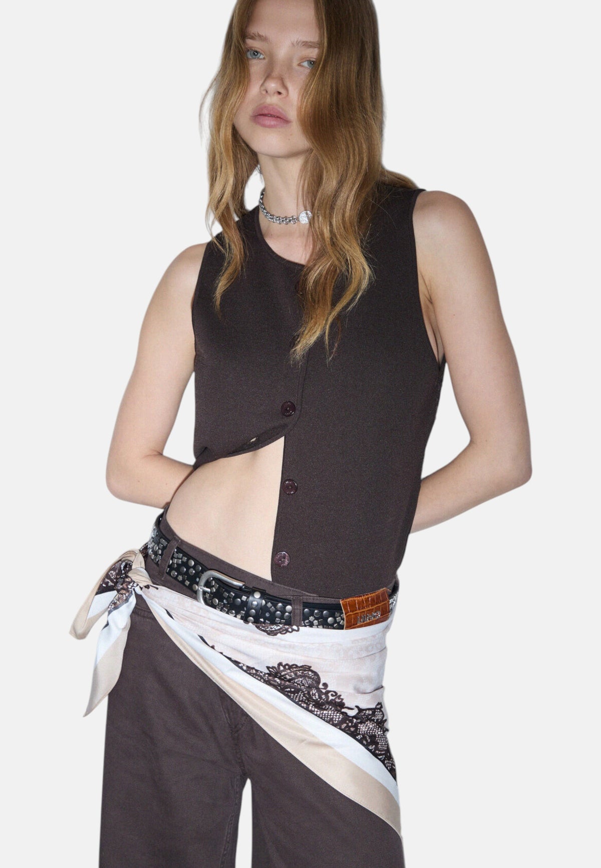 Foulard  Donna Liu Jo Mix Print 90X90  2F6059T2745