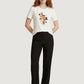 T-Shirt Manica Corta Donna Liu Jo LJ Bird Eco Line TA6163JS003