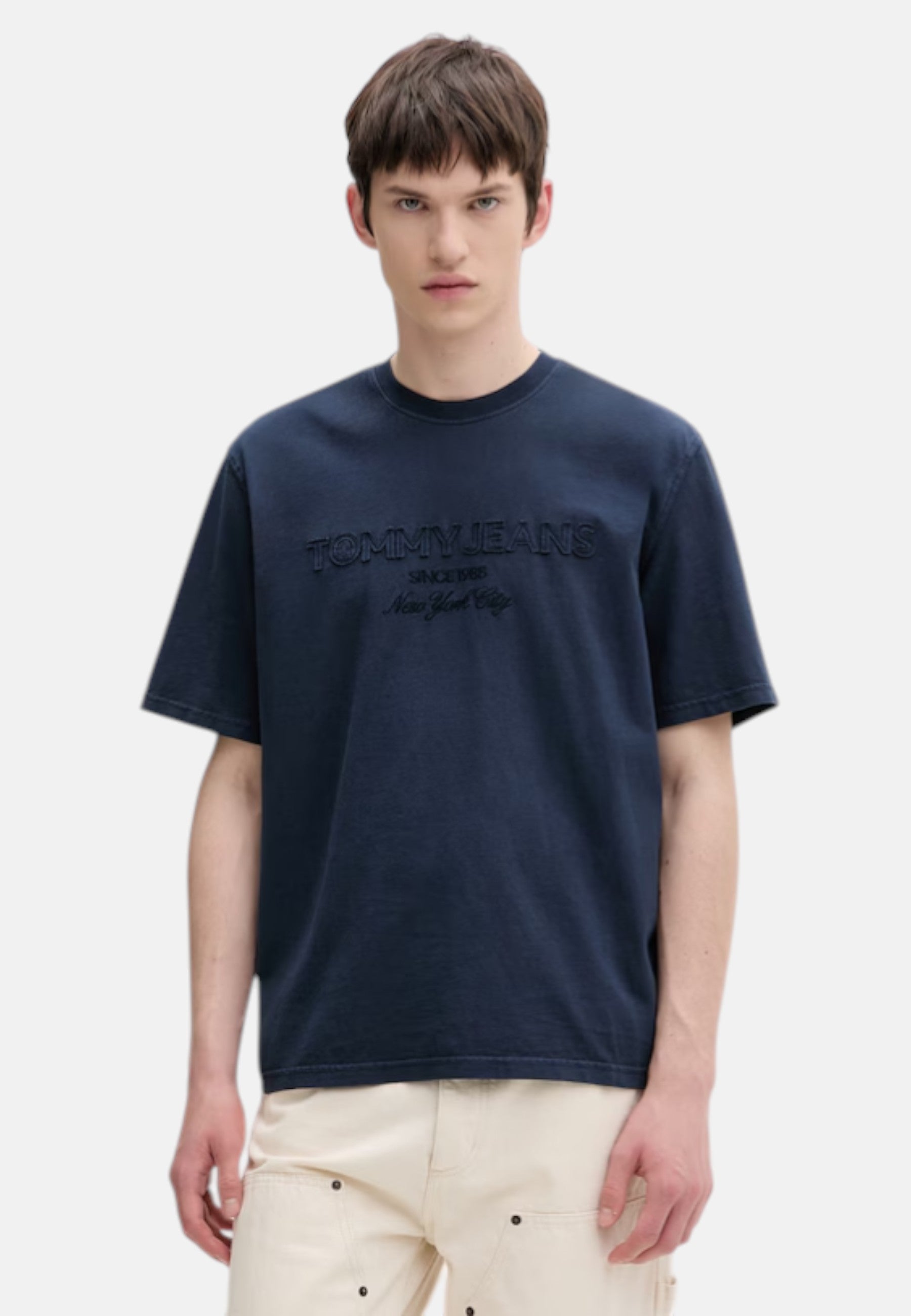 T-Shirt Manica Corta Uomo Tommy Jeans  Tjm 90S New Classic DM0DM22545