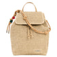 Zaino  Donna Desigual Con Patta Half Logo Raffia Luena Mini 26SAKO01