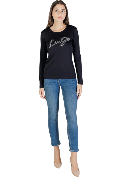 T-Shirt Manica lunga Donna Liu Jo  Faded Liujo Silver UF5283JS923