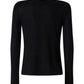 Maglione A Girocollo Donna Pinko Pura lana merino, girocollo, maniche lunghe, vestibilit� aderente, spalline imbottite removibili con bottoni a pressione, logo jacquard sul retro Lubecca 107246A3FY