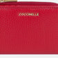 Portafoglio Con Zip Donna Coccinelle In Pelle Martellata Metallic Soft Small E2MW511D101