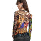 T-Shirt Manica Corta Donna Desigual  Ts Lion Lacroix 26WWTK06
