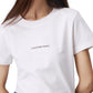 T-Shirt Manica Corta Donna Calvin klein Jeans  Monologo Slim
