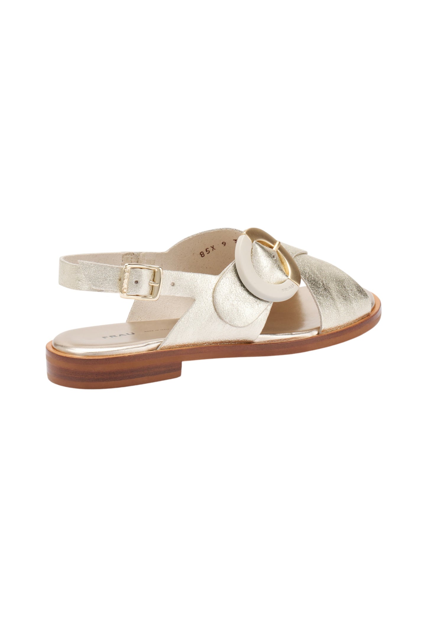 Sandali Bassi Donna Frau Con Fibbia Florence-S