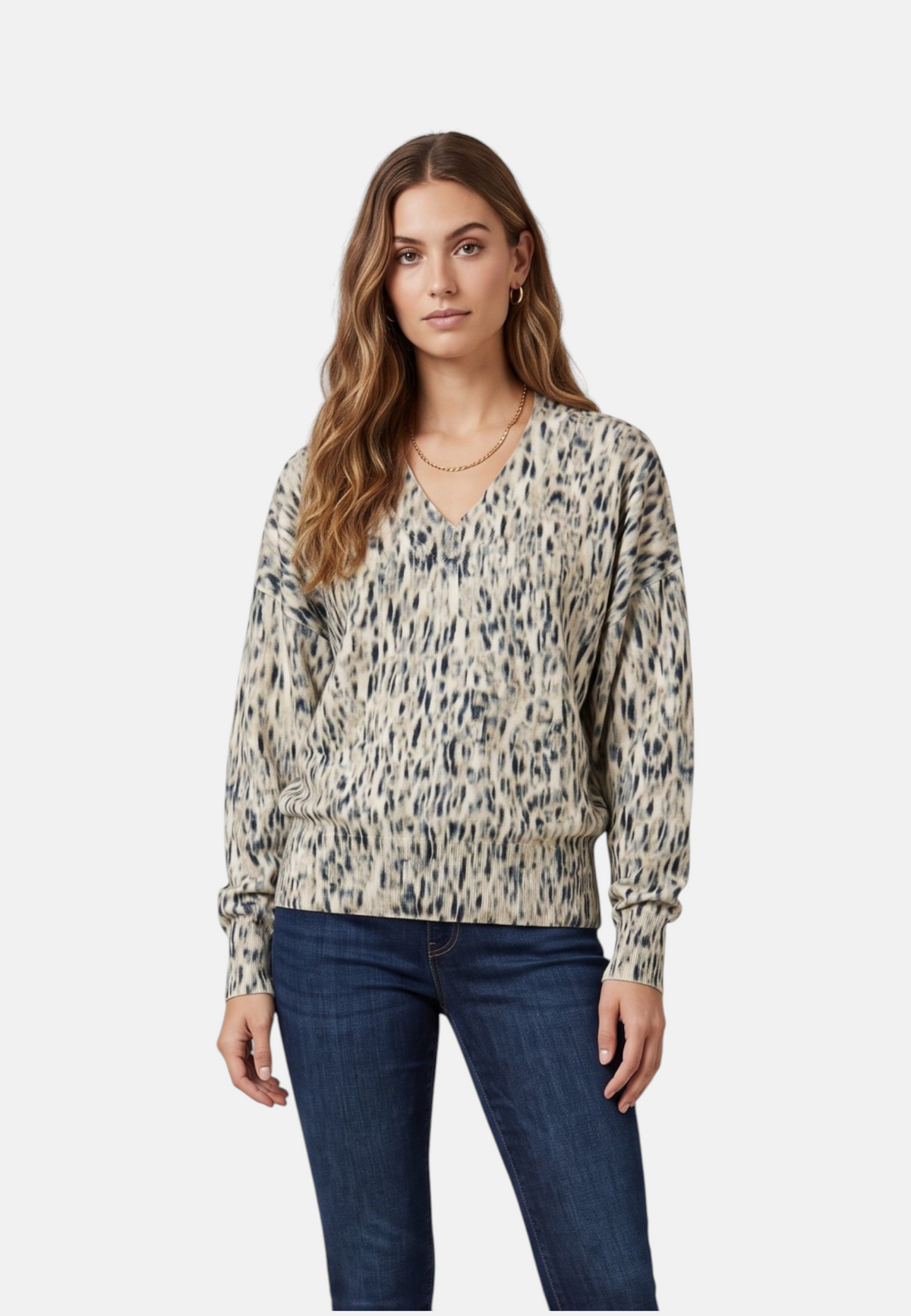 Maglia  Donna Liu Jo Stampata Spotted Chine Lux  WF6311MA52S