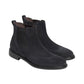 Stivaletti Chelsea Uomo Nero Giardini Tomaia in pelle, inserti elastici laterali, tirante posteriore, punta tonda, tacco basso, Made in Italy  I601242U