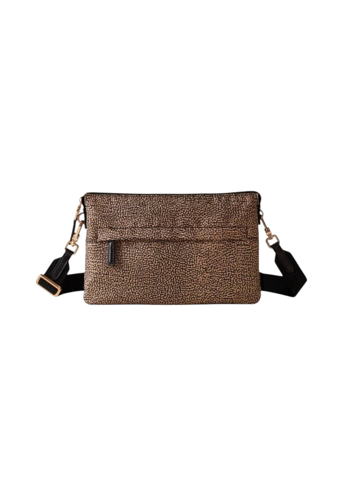 Borsa A Tracolla Donna Borbonese Formato small, Tessuto riciclato, Stampa OP B-Club 91010342X95