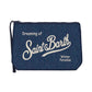 Pochette  Unisex Mc2 Saint Barth Chiusura Con Zip, Laccetto Laterale, Il Logo Saint Barth Sul Davanti Aline Denim W ALI0031-DENIM