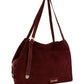 Borsa A Spalla Donna Braccialini Shopper, Manico doppio, Chiusura con zip, Due tasche interne, una con zip e una aperta, Finitura effetto camoscio, Dimensioni: 35 x 15.5 x 30 Cm Sara B19373PP