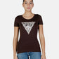 T-Shirt Manica Corta Donna Guess  Leo Triangle W6RI32J1314