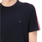 T-Shirt Manica Corta Uomo Tommy Hilfiger  Global Stripe Tape