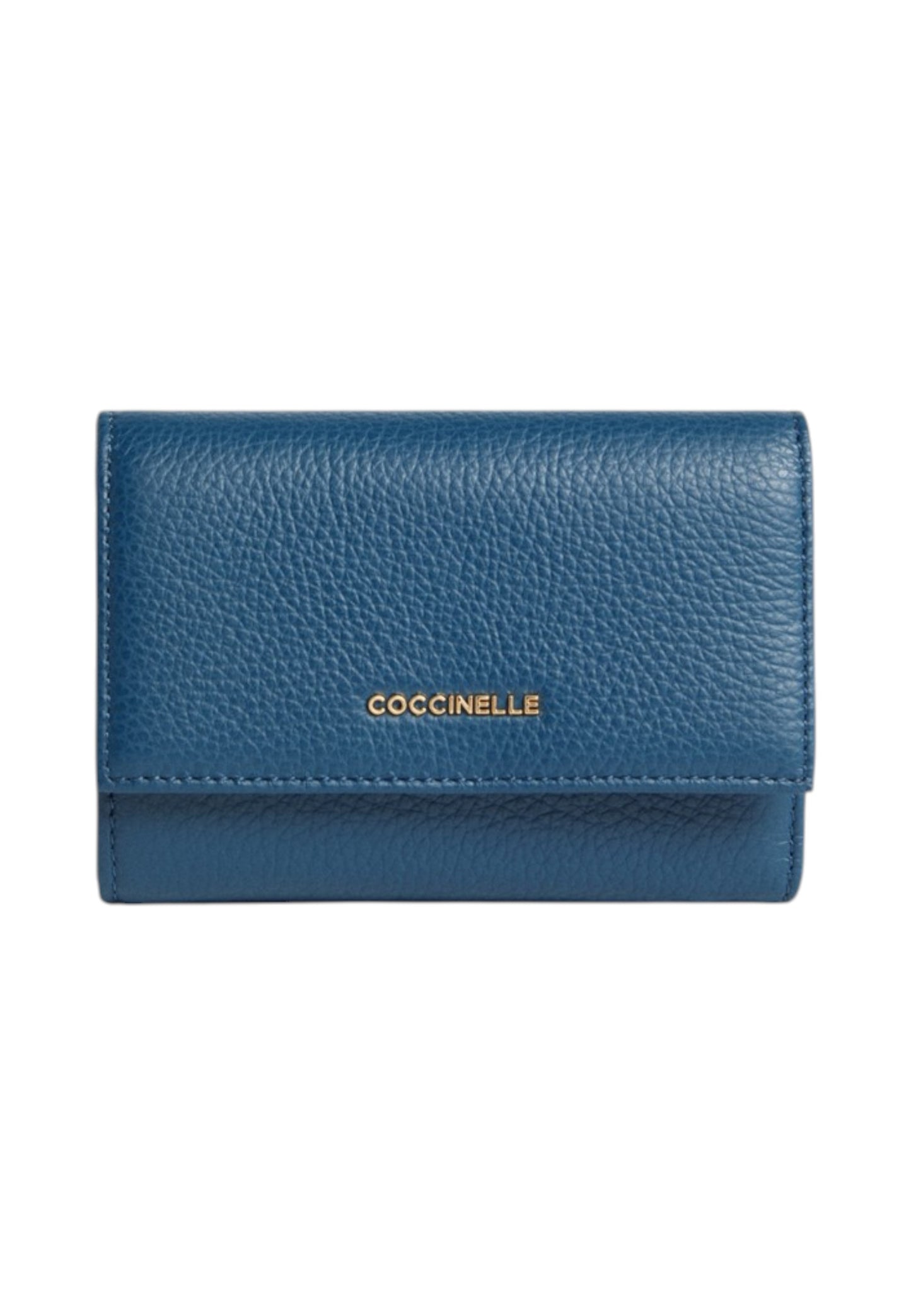 Portafoglio Con Patta Donna Coccinelle In Pelle Martellata Metallic Soft Medium E2MW5116601