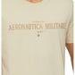 T-Shirt Manica Corta Uomo Aeronautica Militare Con Stampa Gommata E Logo In Ecopelle  241TS2228J634