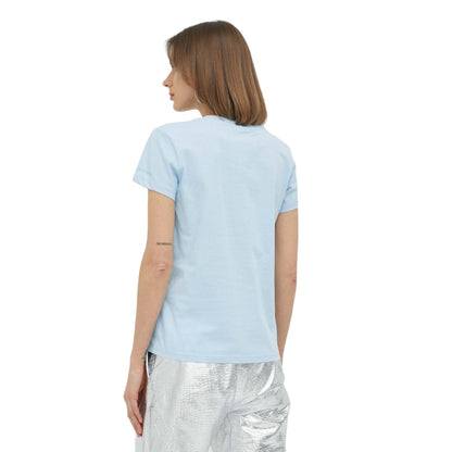 T-Shirt Manica Corta Donna Trussardi  Greyhound Shoulder Print Cotton Jersey 30/1 56T00564-1T005381