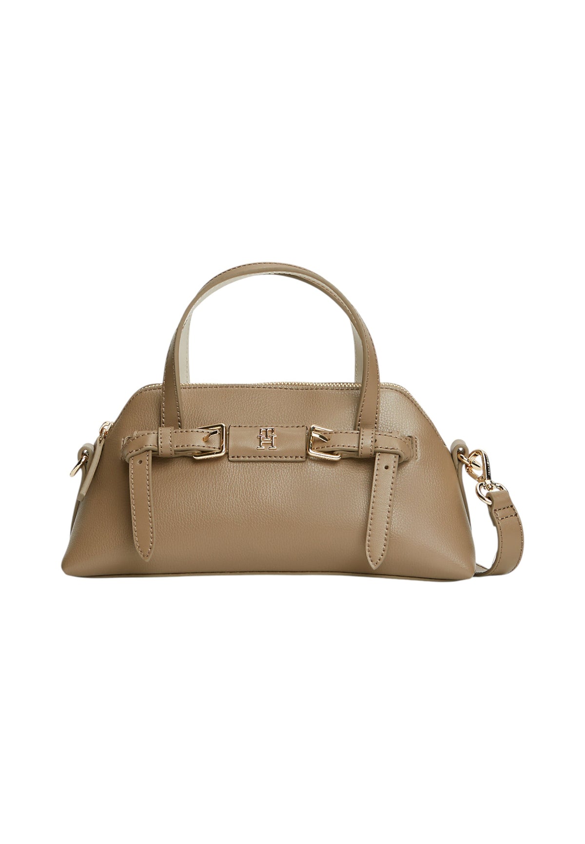 Borsa A Spalla Donna Tommy Hilfiger Mini Tote Th Buckle AW0AW19034