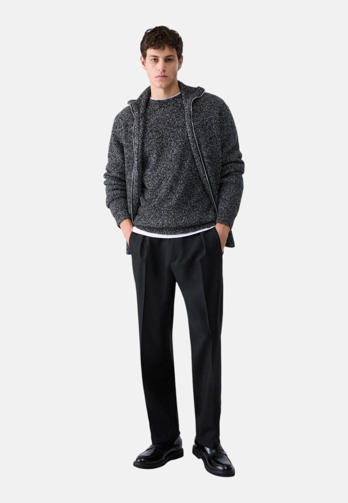 Maglione A Girocollo Uomo Liu Jo Effetto Boucle'  QF6124MAB28