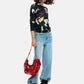 Borsa A Spalla Donna Desigual  Bag Half Logo Waverly Red 26SAXP28