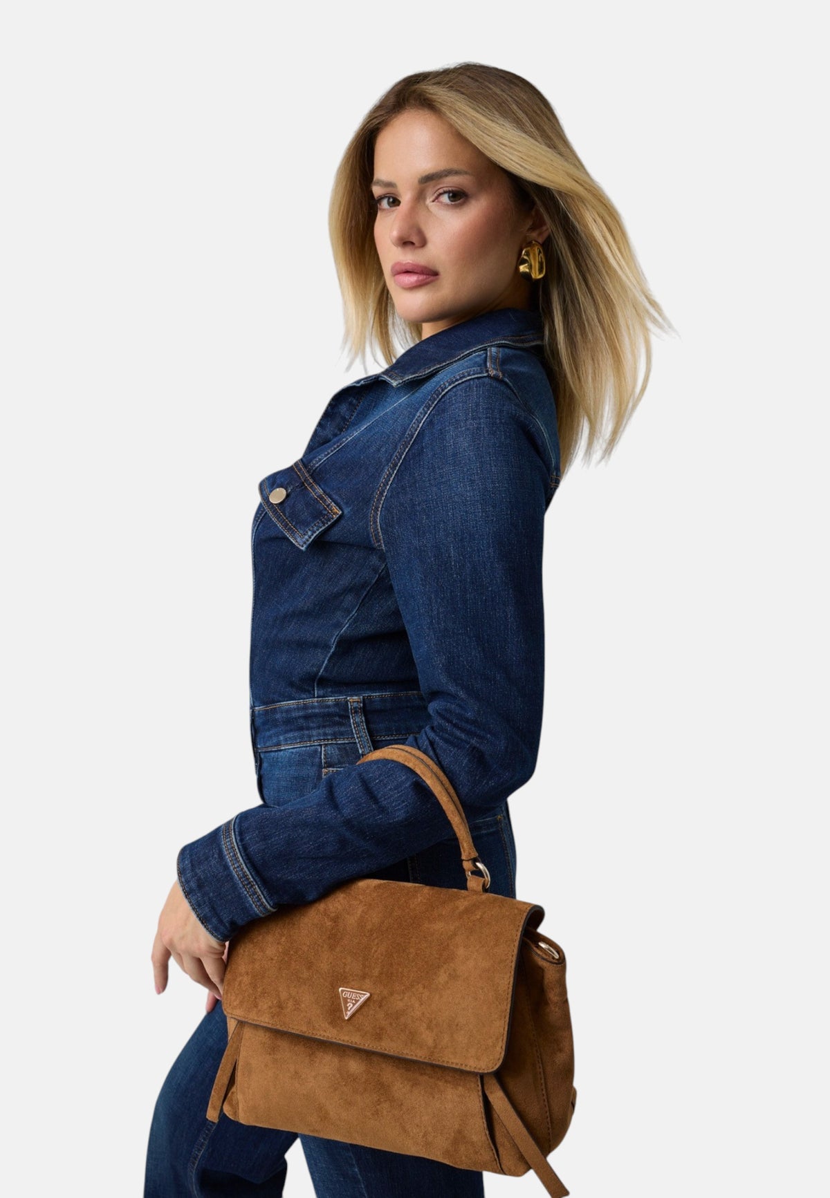 Borsa A Mano Donna Guess Top Handle Flap Devon HWSG9745200
