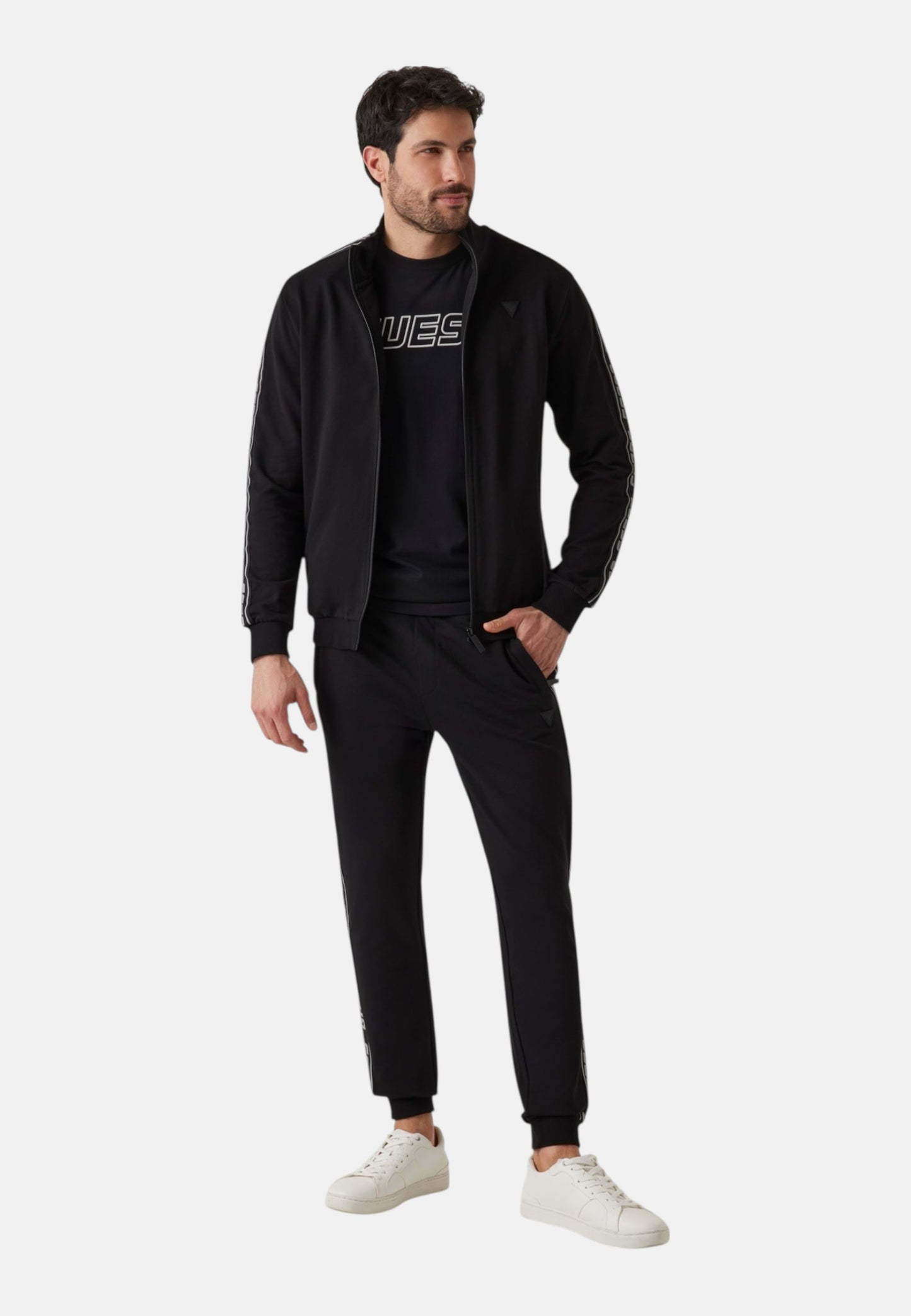 Felpa Con Zip Uomo Guess  New Arlo Z2YQ12K6ZS1