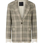 Giacca Blazer Donna Liu Jo Monopetto A Quadri Con Bordo Pizzo  CF6057T859A