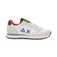 Sneakers Basse Uomo Sun68 Stile Running, Nylon E Suede, Dettagli Fluo, Logo Ricamato Tom Fluo Z46102