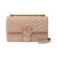 Borsa A Tracolla Donna Pinko Lavorazione Chevron, fibbia Love Birds, tracolla a catena, misure 27 x 8 x 16 cm Love One Classic Chevron 100941A0GK