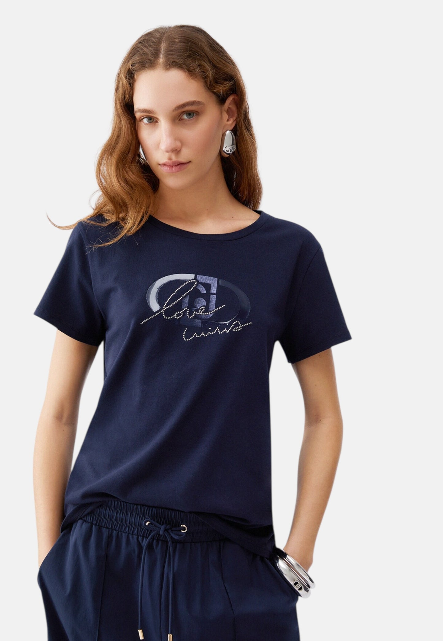 T-Shirt Manica Corta Donna Liu Jo Love Eco Line TA6287JS003