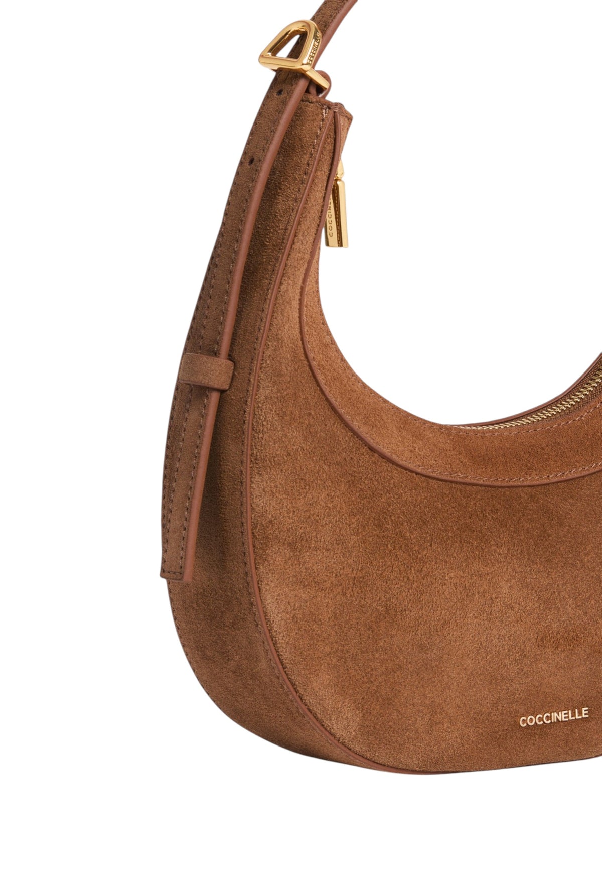 Borsa A Mano Donna Coccinelle Mini Bag, In camoscio, Pelle con grana Whisper Suede E5USA530101
