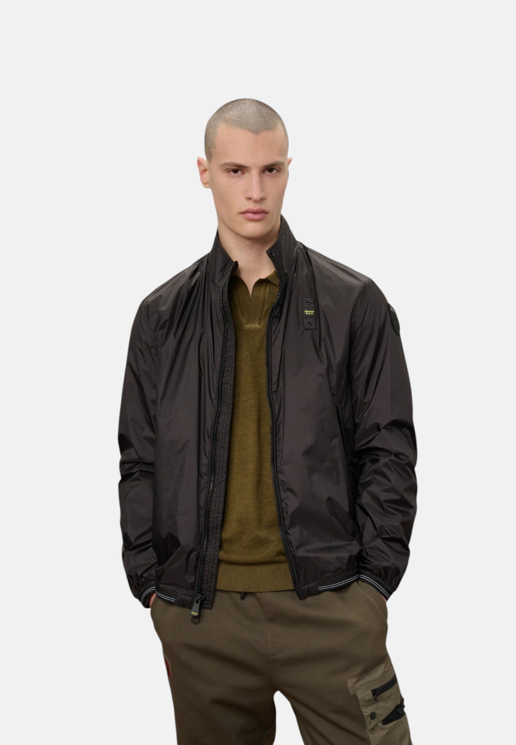 Giacca Leggera Uomo Blauer  Kerwin 26SBLUC01106