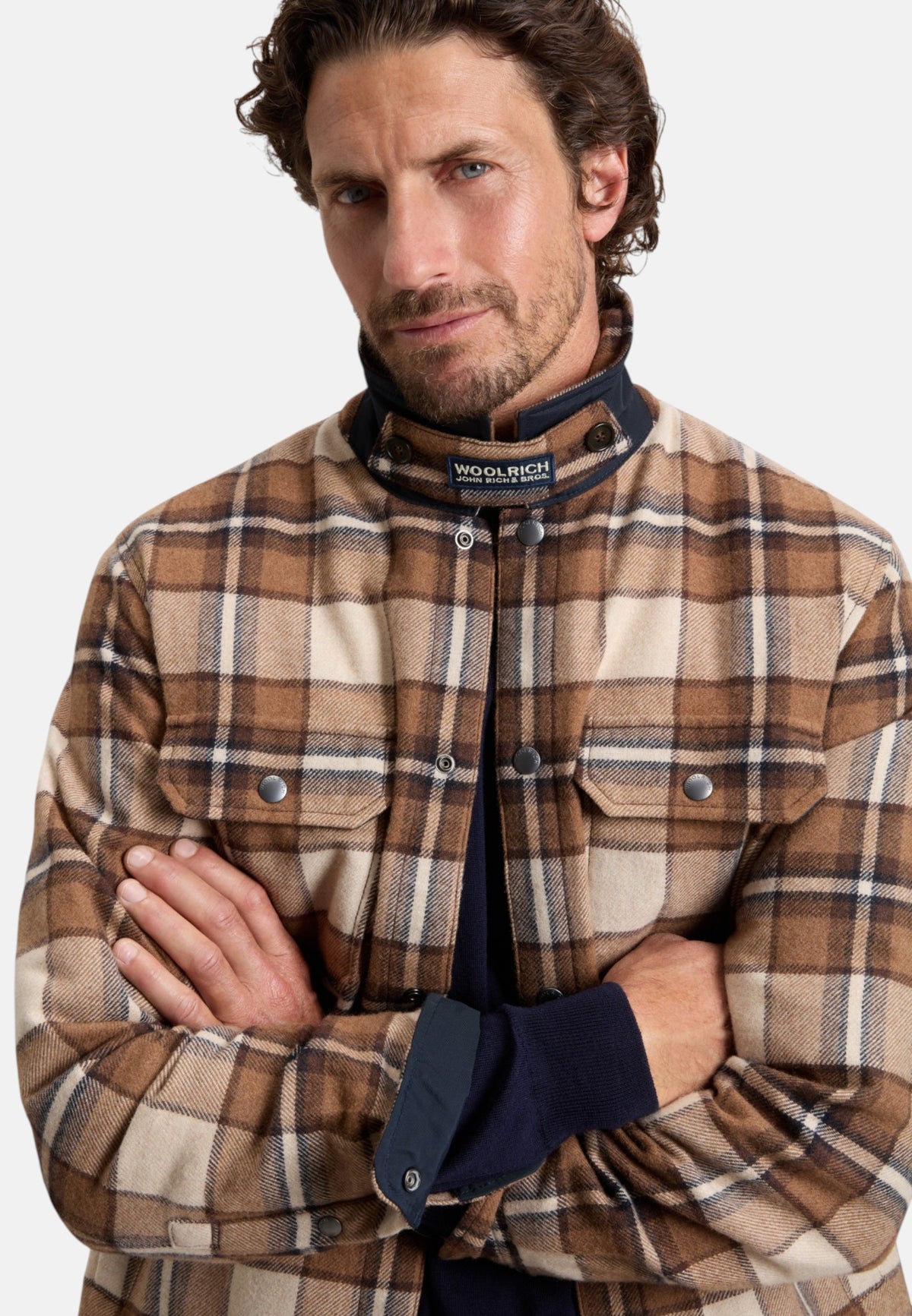 Giacca Invernale Uomo Woolrich  Wool Check Alaskan CFWOOS2018MBUT3046